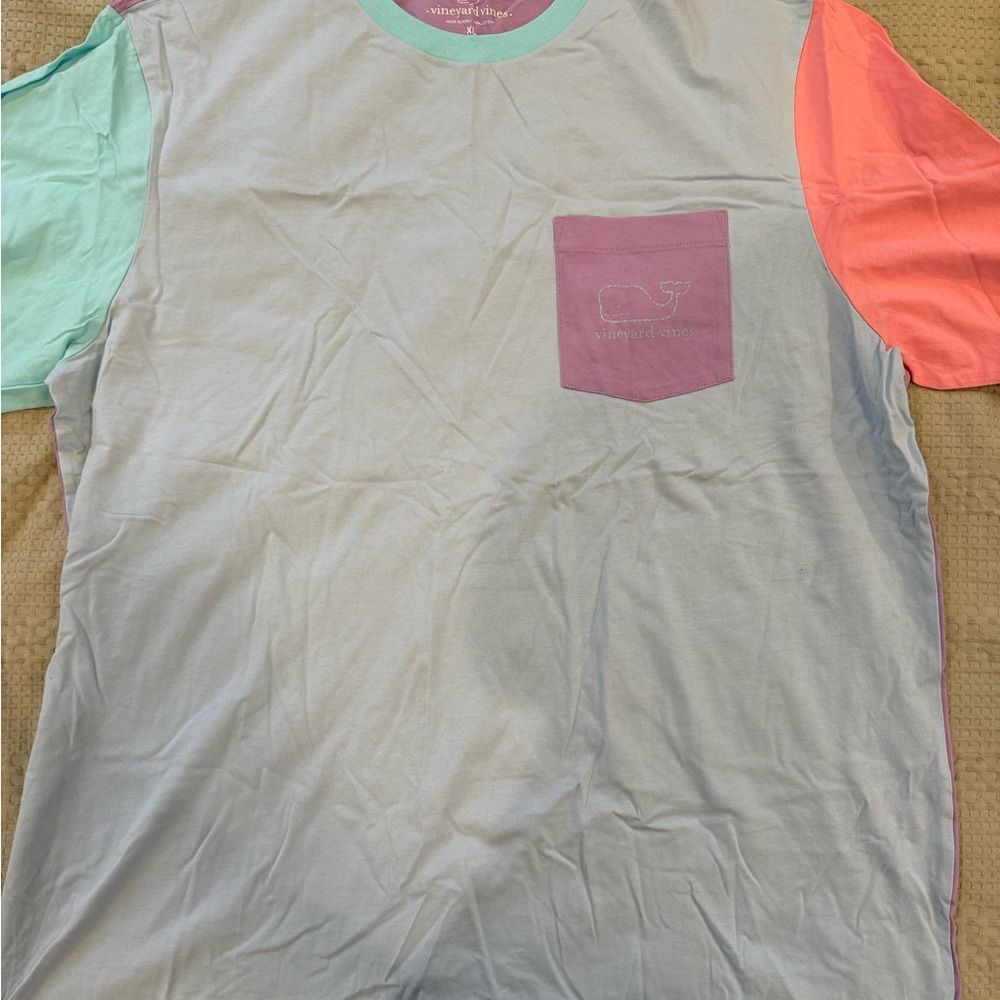 Vineyard Vines Kids Tee - Mint, Coral, Lavender